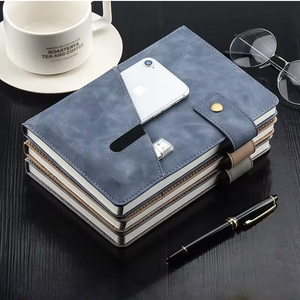 Carnet en cuir PU avec logo personnalisé, carnet de notes, cadeau promotionnel pour <span class=keywords><strong>le</strong></span> bureau - Product Image 2