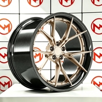 Jantes de voiture pour passagers Maxtera en fibre de carbone forgée sur mesure, style VMP-205, pour G63 AMG BMW Audi Porsche 911 Urus McLaren, jantes en alliage