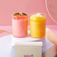 Vente en gros de gobelets en plastique PS transparents ronds de 100 ml (3 oz) pour gelée, pouding, yaourt, crème glacée, desserts
