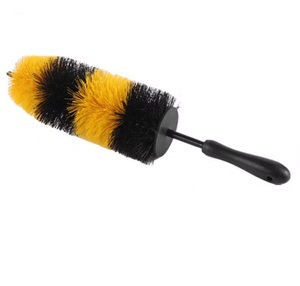 Brosse de nettoyage multi-usages pour voiture, brosse à roues polyvalente en nylon noir pratique - Product Image 6