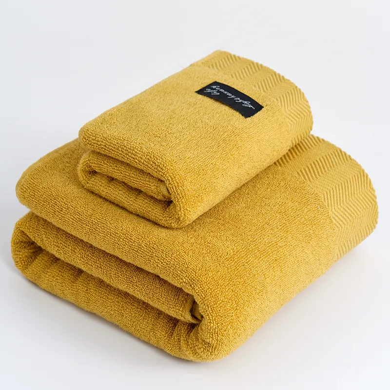 Set di asciugamani da bagno morbido soffice altamente assorbente resistente allo sbiadimento durevole lavabile in lavatrice