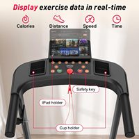 Preajustes de Velocidad para Caminadora, Teclas de Selección Rápida, Ajuste Instantáneo, Control Conveniente, Máquina de Ejercicio para Correr en Casa