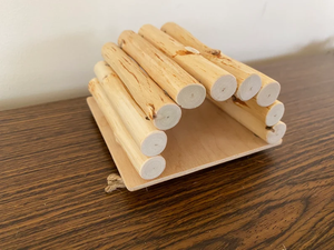 Puente de Madera en Forma de Túnel, Juguete de Escalada para Hámsteres, Escondite de Madera para Mascotas Pequeñas, Casa de Madera para Ratones, Juguete de Ejercicio para Roedores, Jaula - Product Image 2