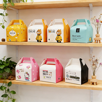 Caja de Cartón para Dulces, Galletas y Pasteles con Asas, Personalizada con Logotipo, de Alta Gama, Hecha con Materiales Reciclados y Forrada con Esponja