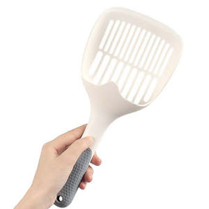Pá para Areia de Gato e Coletor de Fezes Plástico Ecológico Durável Lavável Sem Odor Ferramenta de Limpeza para Gatos - Product Image 1