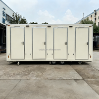 Toilettes portables de luxe conformes aux normes |   Toilettes modernes en conteneur accessible aux fauteuils roulants pour événements en plein air, hôtels, écoles et stades