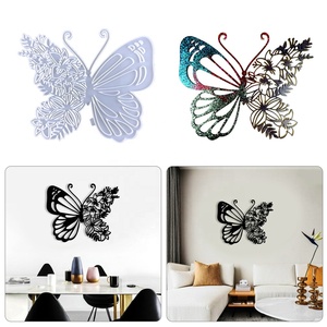 Molde de Silicona 3D Grande <span class=keywords><strong>con</strong></span> Forma de Mariposa DM598 para Resina, Molde Decorativo para Paredes de Sala de Estar y <span class=keywords><strong>Pasillo</strong></span> - Product Image 1
