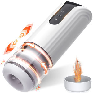 3合1自动伸缩振动推力加热男性手淫男性性玩具 - Product Image 1