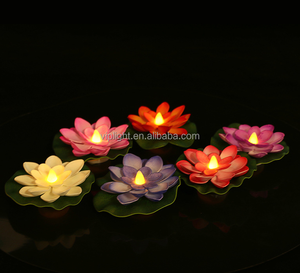 Linterna LED Flotante con Forma de Loto para Diwali, Resistente al Agua, Luz Nocturna Decorativa para Interiores, Hogar y Piscina, Regalo Creativo - Product Image 2