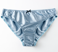 Strings en Soie de Mûrier pour Femmes, Taille Basse, Tissé Uni, Confortable et Respirant, Sous-vêtements Jeunesse, Vente en Gros Transfrontalière