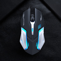 Souris de jeu optique filaire silencieuse USB ergonomique 4000 DPI pour PC ordinateur portable, plaque métallique, 4 couleurs LED, souris de jeu professionnelle