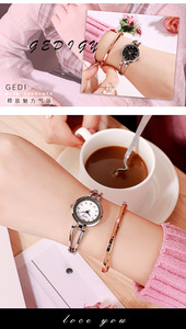 Alloy <b>Bracelet</b> <b>Women</b> Quartz <b>Watch</b> Small Dial Elegant Minimalist Factory Custom Design - Product Image 3