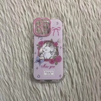 Pour iPhone 16 15 14 13 12 11 filles mignonnes couverture de téléphone pour Huawei NOVA 11 NOVA 14 mode papillon femmes IMD coque de téléphone