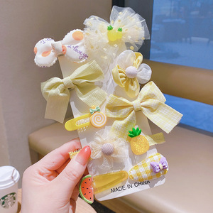 Cream Style Sweet Heart Star Hair <b>Clips</b> Cute Ins Style Duckbill Barrettes Girls Side Bangs Hair Pins Fashion Hair Accessories - Product Image 6