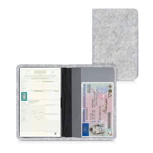 Xe Đàn Ông Phụ Nữ Ví Phụ Kiện Trường Hợp Thư Mục Tự Động Đăng Ký Bảo Hiểm Tổ Chức Tài Liệu Xe Hơi Cảm Thấy Chủ Thẻ - Product Image 2