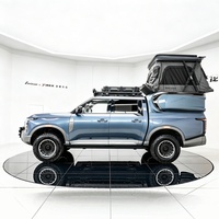 Camping-car Bawanglong sur châssis de pick-up Fengtan PHEV, hybride rechargeable 4x4 tout-terrain, pour l'exportation mondiale