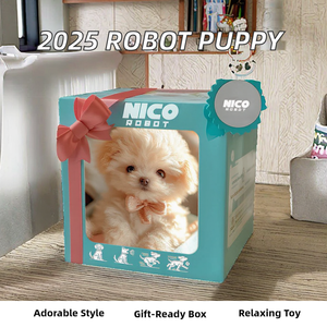 Nuovo Cucciolo Robot Realistico 2026, Giocattolo Interattivo Elettronico a Forma di Cane che Cammina con Confezione Regalo Colorata per Bambini e Adulti - Product Image 2