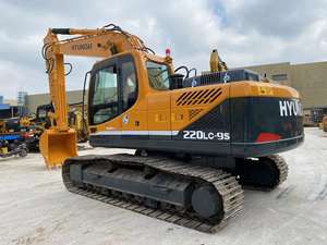 Engins de terrassement Hyundai 220LC-9S d'occasion de haute qualité à vendre Chine Moteur à noyau de poids en fonctionnement à bras long de 20 tonnes - Product Image 3