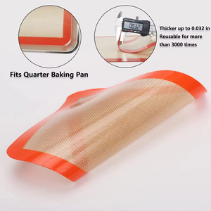 2024 Hot Selling Silpain 0.7MM Non-Stick <b>Silicone</b> <b>Baking</b> Mat Food Safe for Macaron & Bread Dough Fermentation - Product Image 3