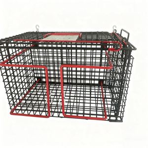 Cage de transport et de confinement polyvalente pour animaux de compagnie (TNR) – Boîte de transfert pour chats, chiens et petits animaux – Portable, légère, en acier, pour injections - Product Image 4