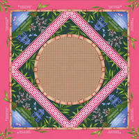 Tapis de Mahjong sans odeur, livraison rapide, emballage en rouleau, motif nid d'abeille géométrique, antidérapant, taille personnalisée, logo, épaisseur, pour jeux de cartes