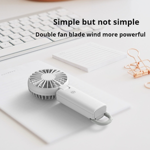 พัดลมขนาดเล็กชาร์จไฟได้คุณภาพสูง USB พัดลมมือถือฤดูร้อนกลางแจ้ง - Product Image 4