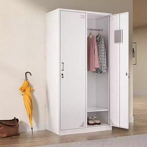 2 Cửa Thép Tủ Quần Áo <span class=keywords><strong>Locker</strong></span> Nhân Viên Quần Áo Phòng Tập Thể Dục Thép <span class=keywords><strong>Locker</strong></span> Nhân Viên Tủ Quần Áo Tủ Kim Loại Lưu Trữ <span class=keywords><strong>Locker</strong></span> - Product Image 1