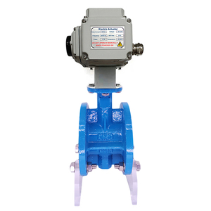SONGO DN50 2 pulgadas doble falange de caucho EPDM asiento de hierro fundido válvula de mariposa eléctrica con motorizado actuador - Product Image 5