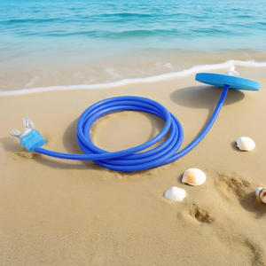 Tube respiratoire sous-marin classique en PVC durable unisexe de 1,5 à 3 m pour la natation et la plongée avec tuba, durable et incassable - Product Image 1