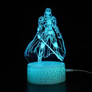The Last Jedi Figure 3D Led Lamp Colourful Nightlight Model Toy Kids Christmas Gift