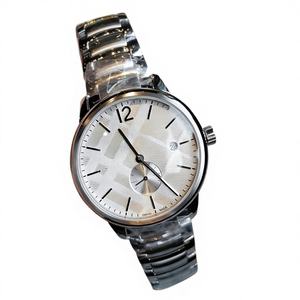 Nuevo Reloj de Cuarzo de Moda para Parejas, Correa de 18 mm, Esfera de 40 mm de Diámetro, Caja de Aleación, Ventana de Cristal, Pantalla con Agujas - Product Image 1