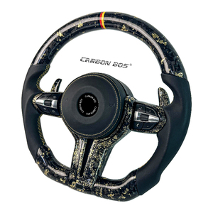 Volant de voiture en fibre de carbone forgée pour BMW E90 E92 F02 F32 F80 F82 F20 F35 F06 F10 F18 F30 320i 330i 520i 530i 740i <span class=keywords><strong>640i</strong></span> - Product Image 2