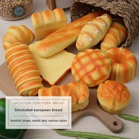 Juguete de simulación de pan de EVA para juegos de comida, antiestrés, de rebote lento, para decoración de escaparates y fotografía