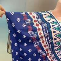 Abaya pour femme, robe africaine, imprimé Dubaï, col rond, manches courtes, maxi, à pois, très tendance, décontractée, impression numérique naturelle