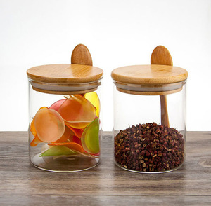 Productos de Bambú, Productos Ecológicos, Sal de Baño, Cuchara de Madera, <span class=keywords><strong>Tarro</strong></span> para Velas con Tapa - Product Image 3