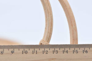 MEILLEUR VENDEUR! Une paire de matériel d'artisanat de poignée de rotin pour le sac à main de l'usine - Product Image 4