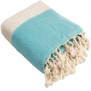 Fabricante de Toallas de Playa, Toalla Foutah de Hilo de Algodón Teñido con Rayas y Flecos - Product Image 1