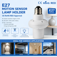 Adaptateur d'ampoule domestique avec interrupteur et support de lampe, homologué CE RoHS RED