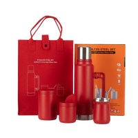 Kit de Yerba Maté en Acier Inoxydable Premium, Gourde Isolée 1400ml, Contenant, Bombilla, Brosse de Nettoyage, Ensemble de Filtres à Thé
