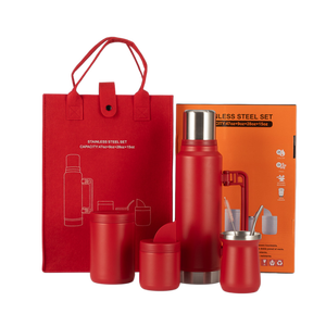 Kit de Yerba Maté en Acier Inoxydable Premium, <span class=keywords><strong>Gourde</strong></span> Isolée 1400ml, Contenant, Bombilla, Brosse de Nettoyage, Ensemble de Filtres à Thé - Product Image 2