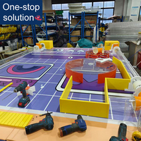 Système de jeu commercial personnalisé avec machine à souffler des balles, directement de l'usine, pour parcs d'attractions et aires de jeux souples