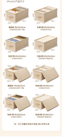 Offre Spéciale garde-robe pantalon sous-vêtements organisateur pliable culottes chaussettes soutien-gorge boîte de rangement tiroir sous-vêtements rangement cubes diviseur