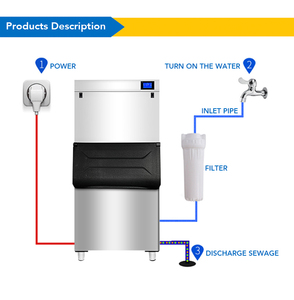 NUELEAD Machine à glaçons commerciale - Product Image 5