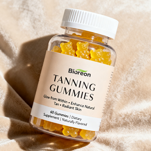 กัมมี่ทำผิวแทน OEM กัมมี่ไลโคปีนและแอสตาแซนธานปราศจากแสงแดดพร้อมวิตามินซีและอี - Product Image 3