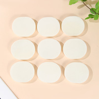 Éponge double face grande taille pour maquilleur professionnel, jetable, pour fond de teint, coussin d'air, douce pour la peau, utilisable à sec ou humide, non-collante, sans poudre