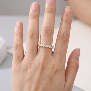 Anillo de Compromiso con Diamante Cultivado en Laboratorio con Corte Marquesa Certificado por IGI, Anillo de Compromiso de Oro Rosa de 14K con Diamante, Joyería Fina para Mujer - Product Image 2