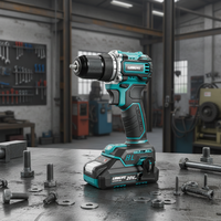 Perceuse sans fil compacte à vitesse variable de précision, couple maximal de 50 Nm, moteur sans balais, sans fil, sans clé, avec garantie de 2 ans