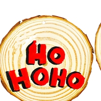 Décorations artisanales en bois pour Noël, ensemble d'ornements en rondelles de bois, décoration rustique pour sapin de Noël, étiquettes en bois à suspendre