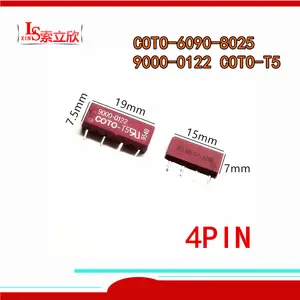 新型继电4PIN COTO 6090 8025 9000-0122 COTO-T5 COTO-6090-8025芦苇管继电器