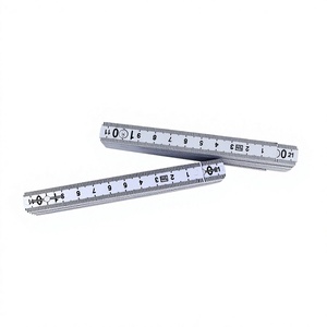 Regla plegable de plástico de 100 cm con anillo metálico para medir y como regalo - Product Image 4